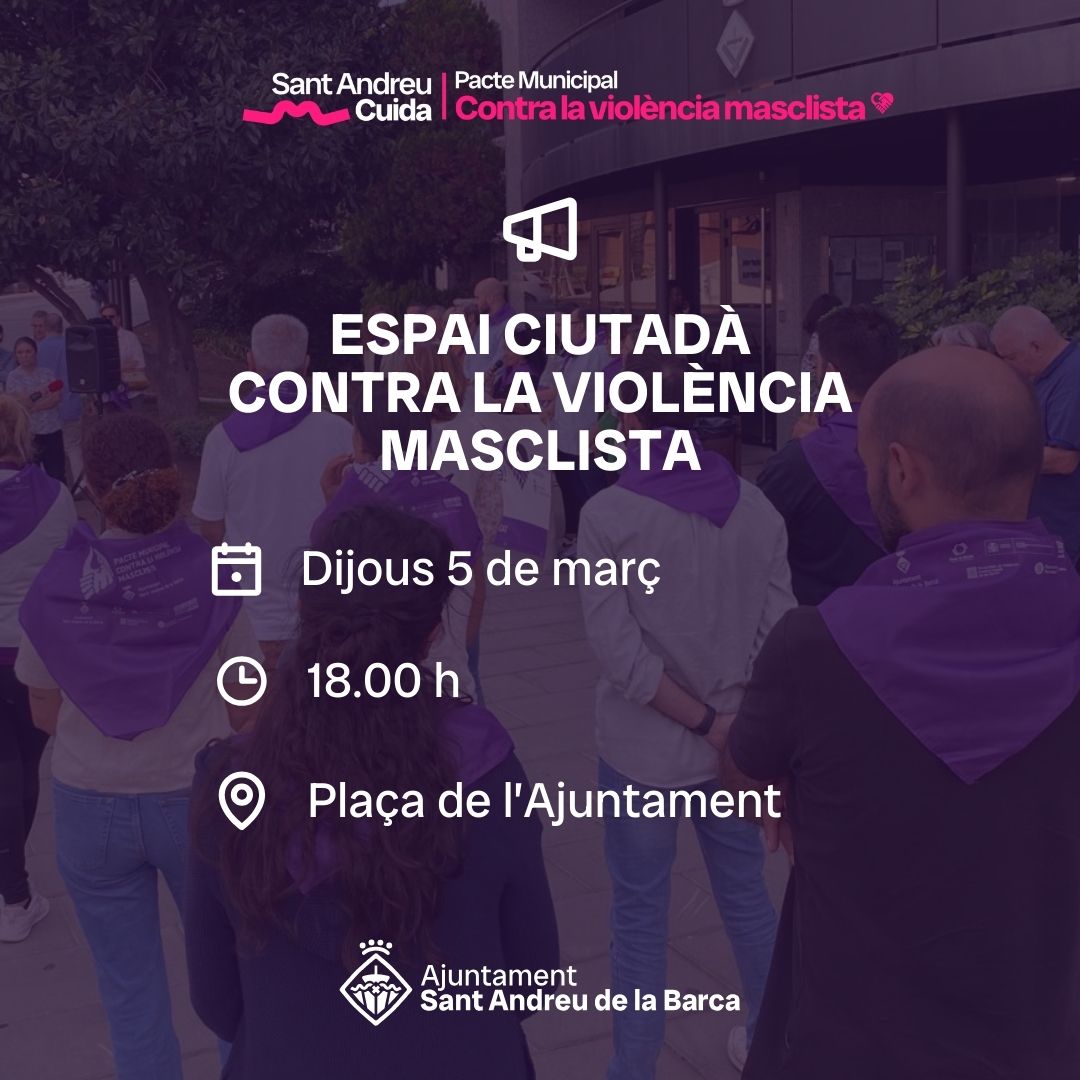 Espai ciutadà contra la violència masclista